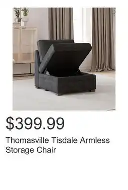 Costco Thomasville Tisdale Armless Storage Chair offer