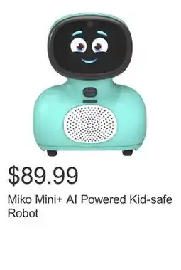 Costco Miko Mini+ AI Powered Kid-safe Robot offer