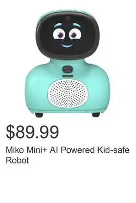 Costco Miko Mini+ AI Powered Kid-safe Robot offer