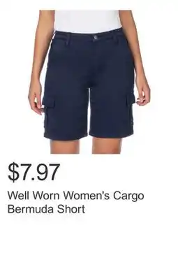 Costco Well Worn Women's Cargo Bermuda Short offer