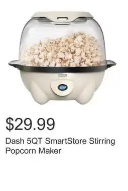 Costco Dash 5QT SmartStore Stirring Popcorn Maker offer