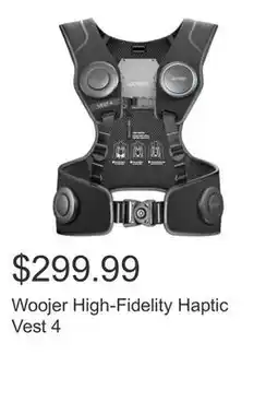 Costco Woojer High-Fidelity Haptic Vest 4 offer