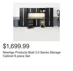 Costco NewAge Products Bold 3.0 Series Storage Cabinet 8-piece Set offer