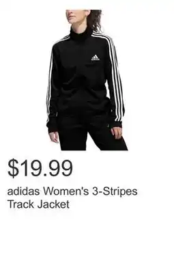 Costco adidas Women's 3-Stripes Track Jacket offer