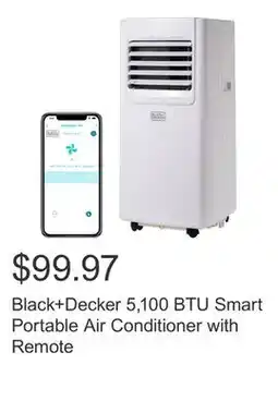 Costco Black+Decker 5,100 BTU Smart Portable Air Conditioner with Remote offer