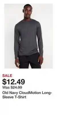 Old Navy Old Navy CloudMotion Long-Sleeve T-Shirt offer