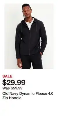 Old Navy Old Navy Dynamic Fleece 4.0 Zip Hoodie offer