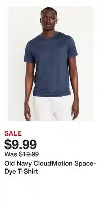 Old Navy Old Navy CloudMotion Space-Dye T-Shirt offer