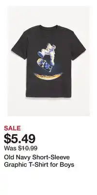 Old Navy Old Navy Short-Sleeve Graphic T-Shirt for Boys offer