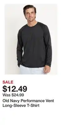 Old Navy Old Navy Performance Vent Long-Sleeve T-Shirt offer