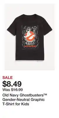 Old Navy Old Navy Ghostbusters Gender-Neutral Graphic T-Shirt for Kids offer