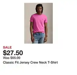 Belk Classic Fit Jersey Crew Neck T-Shirt offer