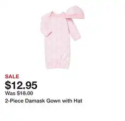 Belk 2-Piece Damask Gown with Hat offer