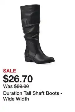 Belk Duration Tall Shaft Boots - Wide Width offer
