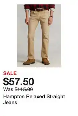 Belk Hampton Relaxed Straight Jeans offer