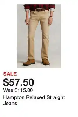 Belk Hampton Relaxed Straight Jeans offer