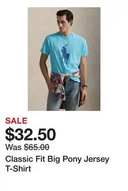 Belk Classic Fit Big Pony Jersey T-Shirt offer