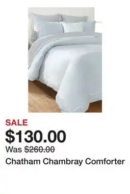 Belk Chatham Chambray Comforter offer