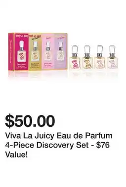 Belk Viva La Juicy Eau de Parfum 4-Piece Discovery Set - $76 Value! offer