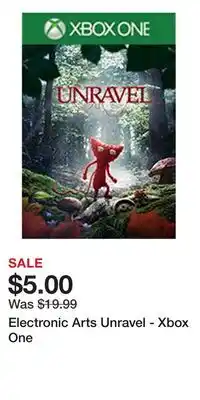 Game Stop Electronic Arts Unravel - Xbox One offer