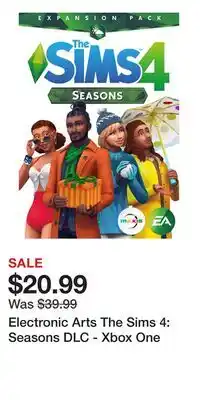 Game Stop Electronic Arts The Sims 4: Seasons DLC - Xbox One offer