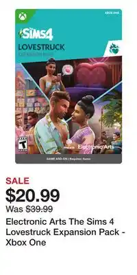 Game Stop Electronic Arts The Sims 4 Lovestruck Expansion Pack - Xbox One offer