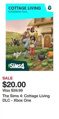 Game Stop The Sims 4: Cottage Living DLC - Xbox One offer