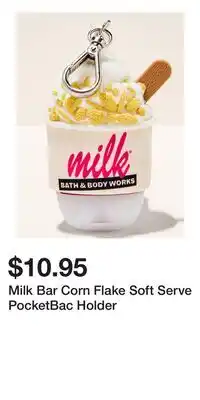Bath & Body Works Milk Bar Corn Flake Soft Serve PocketBac Holder offer