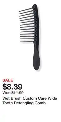 Ulta Beauty Wet Brush Custom Care Wide Tooth Detangling Comb offer
