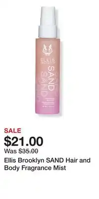 Ulta Beauty Ellis Brooklyn SAND Hair and Body Fragrance Mist offer