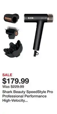 Ulta Beauty Shark Beauty SpeedStyle Pro Professional Performance High-Velocity Hair Dryer System & Diffuser offer