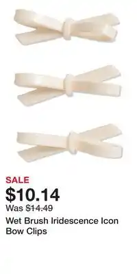 Ulta Beauty Wet Brush Iridescence Icon Bow Clips offer