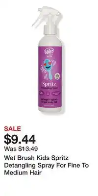 Ulta Beauty Wet Brush Kids Spritz Detangling Spray For Fine To Medium Hair offer