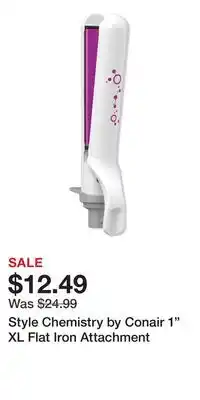 Ulta Beauty Style Chemistry by Conair 1 XL Flat Iron Attachment offer