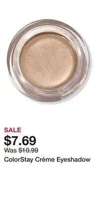 Ulta Beauty ColorStay Crème Eyeshadow offer