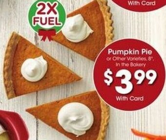 Kroger Pumpkin Pie offer