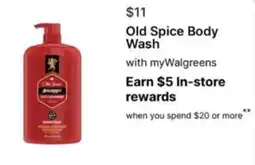Walgreens Old Spice Body Wash offer