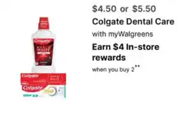Walgreens Colgate Dental Care offer