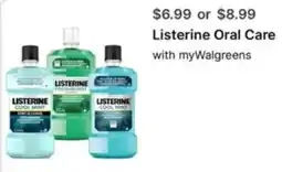 Walgreens Listerine oral care offer