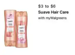 Walgreens Suave Hair Care offer
