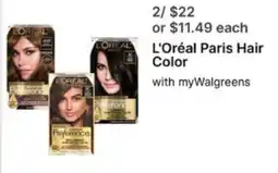 Walgreens L'Oréal Paris Hair Color offer