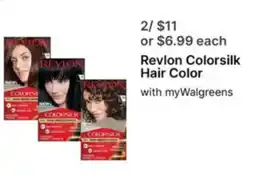 Walgreens Revlon Colorsilk Hair Color offer