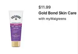 Walgreens Gold Bond Skin Care offer