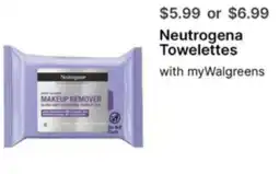 Walgreens Neutrogena Towelettes offer