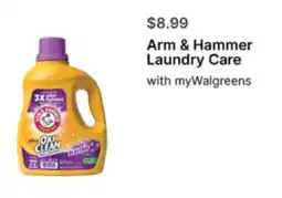 Walgreens Arm & Hammer Laundry Care offer