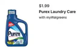 Walgreens Purex Laundry Care offer