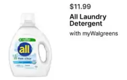 Walgreens All Laundry Detergent offer