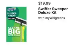 Walgreens Swiffer Sweeper Deluxe Kit offer