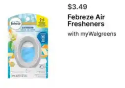 Walgreens Febreze Air Fresheners offer