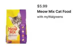 Walgreens Meow Mix Cat Food offer